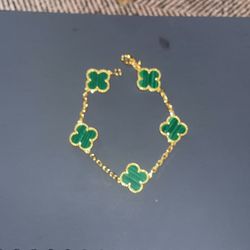 Gold Clover Bracelet 18k VC|A