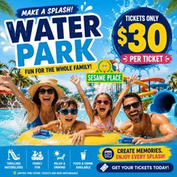 Sesame Place water park tickets, Boletos. Enjoy the deal💦💦💦