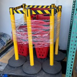 Uline Crowd Control Posts 2 Available $35 Ea