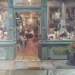 Parisian Scene hardboard Placemats 