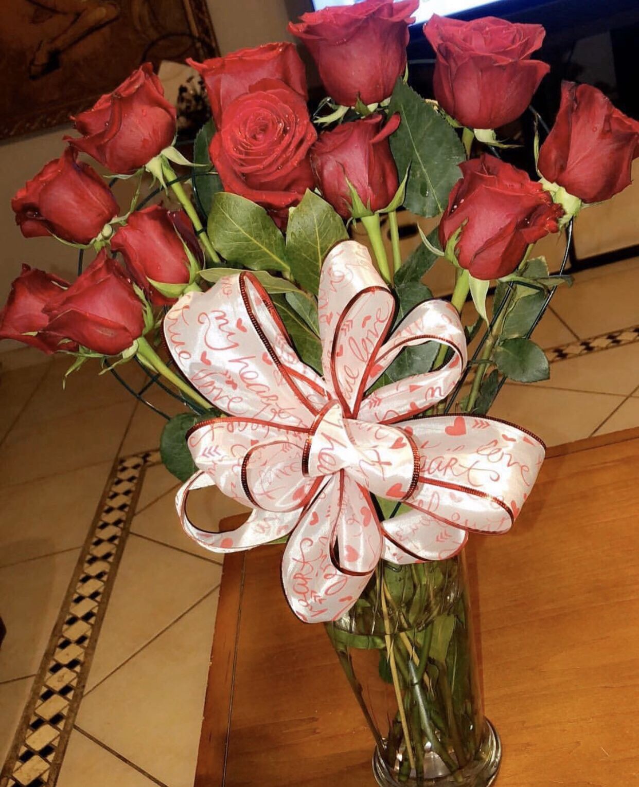 A dozen roses