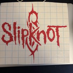 Slipknot window decal sticker