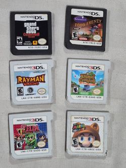 Nintendo 3DS Game Cartridges