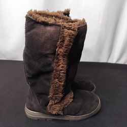 Style & Co. Witty Winter Dark Fur Boots (Size 7)
