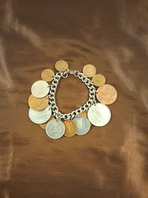 VINTAGE Coin Bracelet