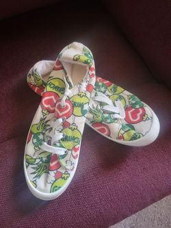 Grinch shoes