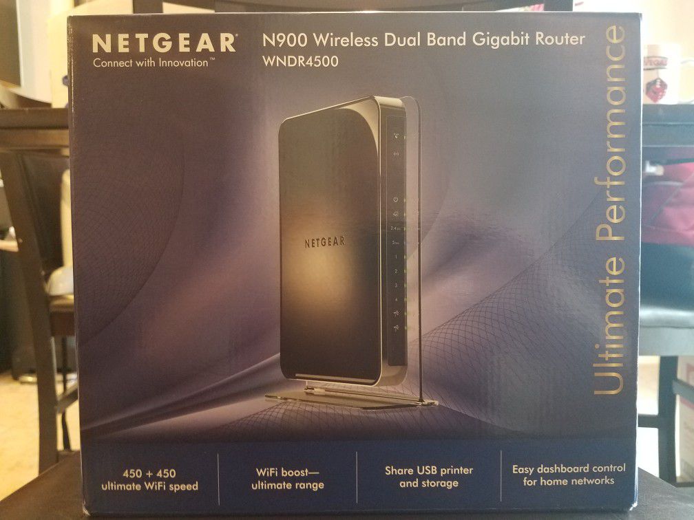 Netgear N900 wireless dual band router