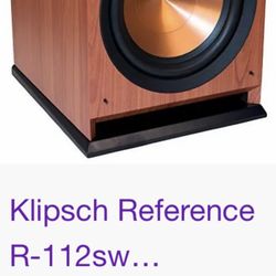 Klipsch 12 Inch Subwoofer - 600 Watt Digital Amp !