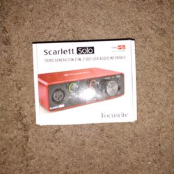 Audio Interface Red