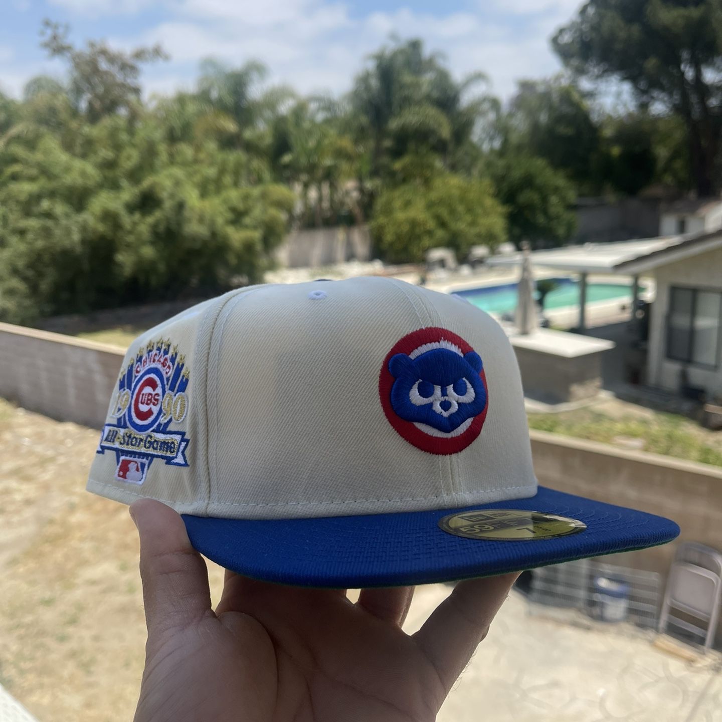 Chicago Cubs ASG 1990 Two Tone Off White Size 7 3/8 for Sale in  Bloomington, CA - OfferUp