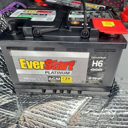 Everstart H6 Battery New Agm Technology