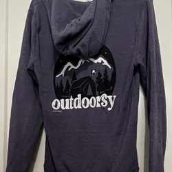 Women’s Zip Up Hoodie Sweatshirt  Size