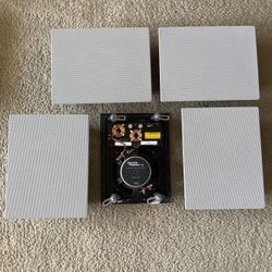 Set of 5 MartinLogan ElectroMotion IW In-Wall Speakers (w/ Grilles)