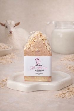 Oats, Goat milk and Coconut Handmade soap/Jabón Ultra-Suave de Avena, leche de Cabra y Coco