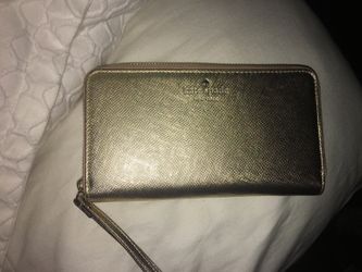 Kate spade gold wallet smartphone iphone 6s plus