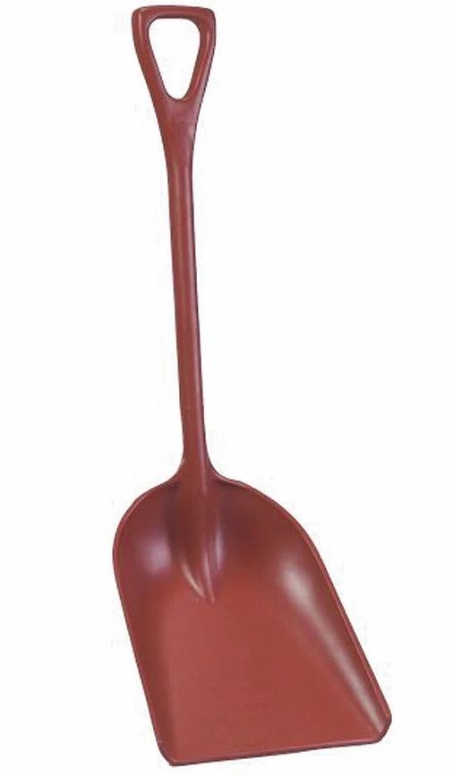 P6982R Red Poly Pro Tuffy Polypropylene Scoop Shovel for Dirt Ice