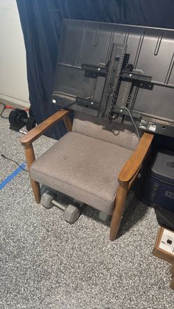 Gray accent Chair
