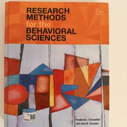 Research Methods for the Behavioral Sciences (MindTap Course List)