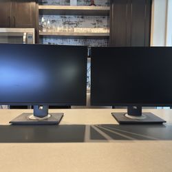 ViewSonic VG2448A 24 Inch IPS 1080p Ergonomic Monitors (Both)