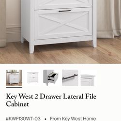 File Cabinet (bush Furniture) White 