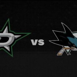 DALLAS STARS VS SAN JOSE SHARKS 