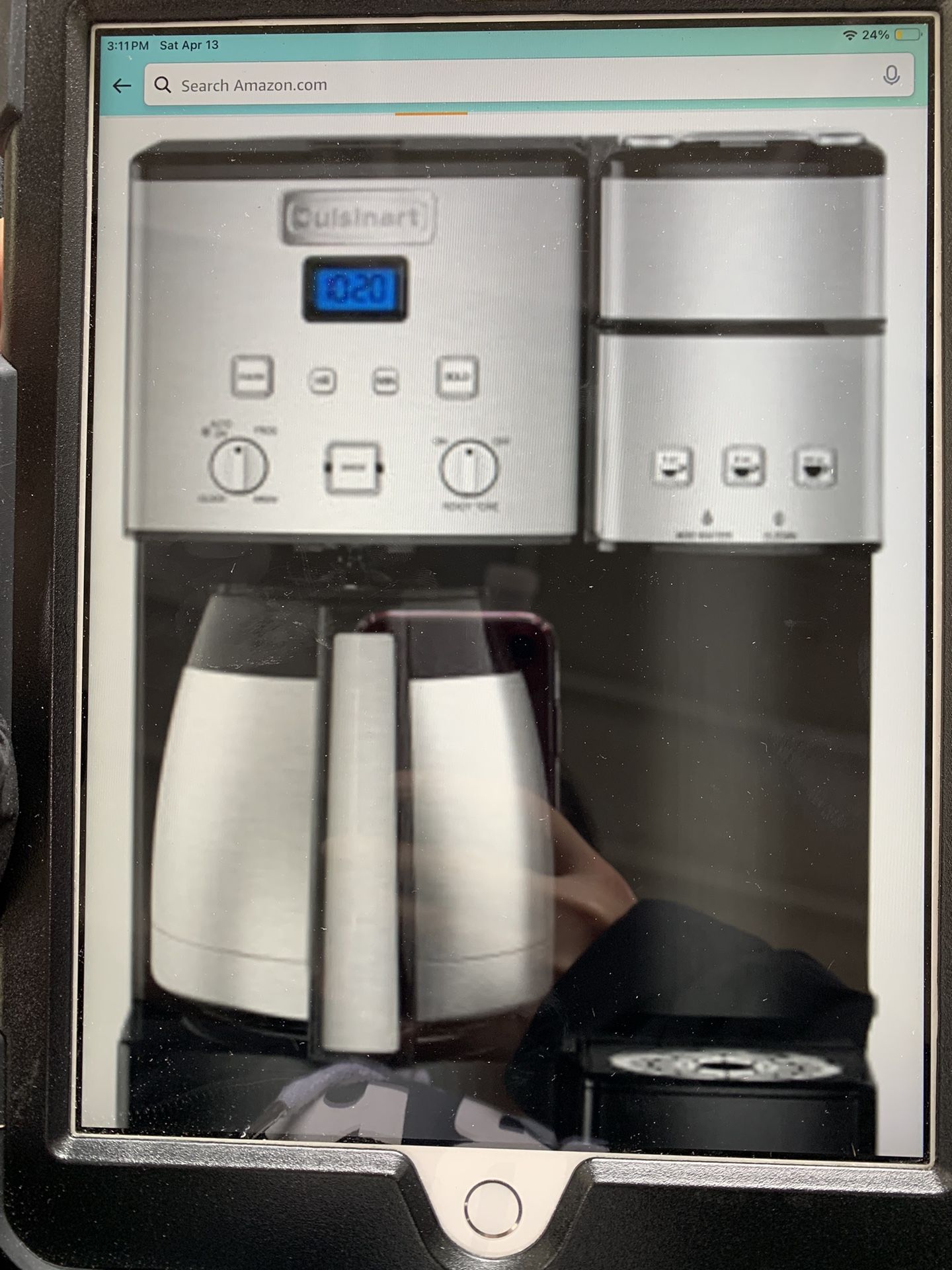 Cuisinart SS-20P1 Coffee Center 10-Cup Thermal Coffeemaker and Single-Serve Brewer, Stainless Steel @B15