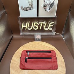 Supreme SS19 Leather Waist Shoulder Bag Red Box logo