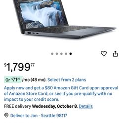 Dell Latitude 7650 XCTO Laptop Bran New 