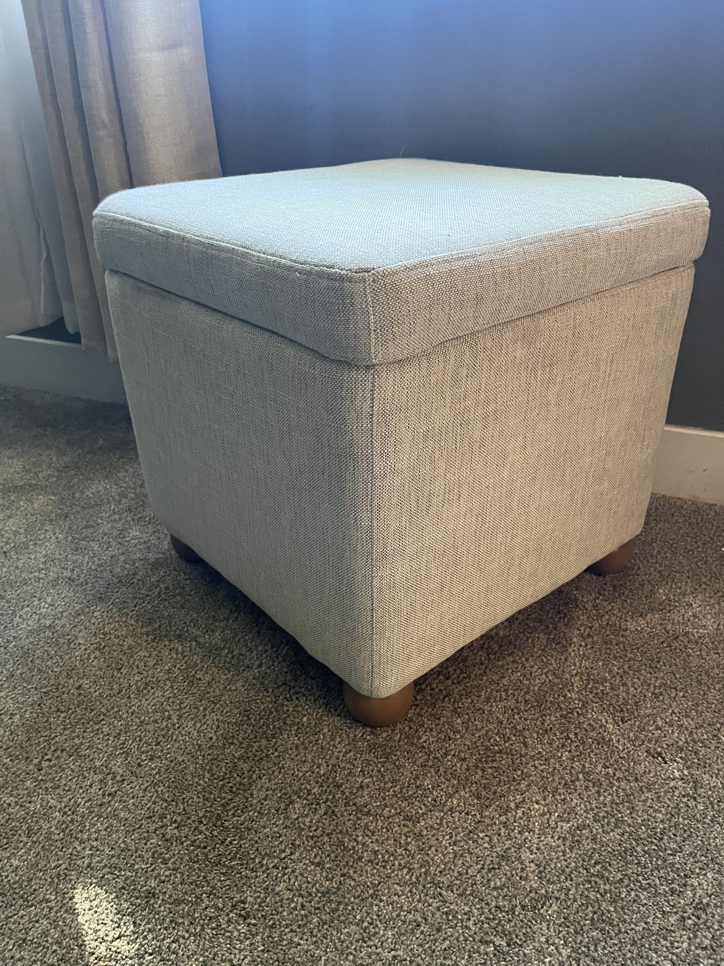 Light Beige Ottoman 