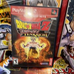 Dragon Ball Z Budokai Tenkaichi Sony PlayStation 2 Video Game