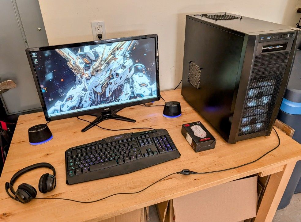 Gaming PC Desktop Computer Bundle - EVERYTHING INCLUDED