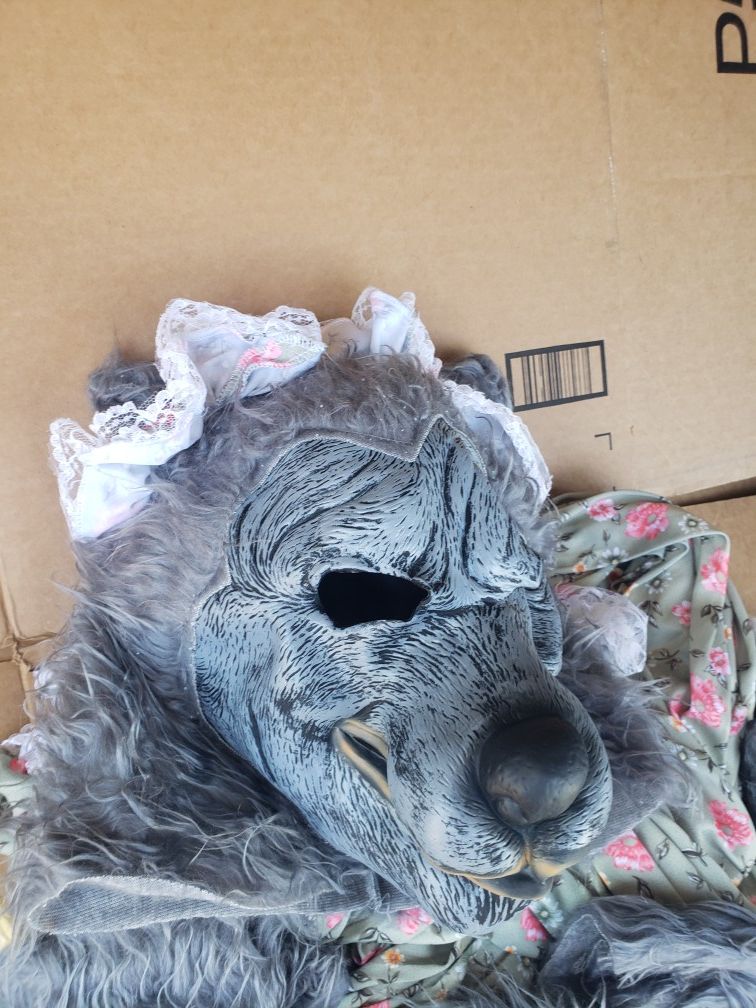 Big Bad Wolf Grandma costume.