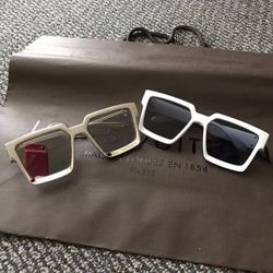 NEW Unisex Men Women Fancy Trendy Shade Sunglasses White Or Silver Available 