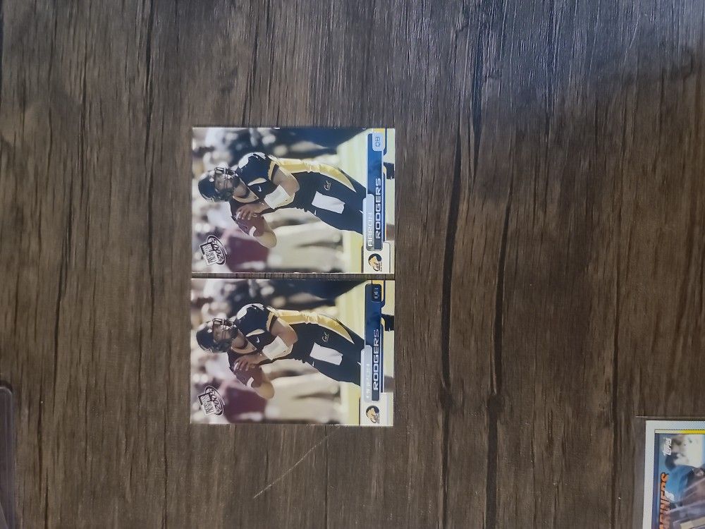 Aaron RODGERS (PRESSPASS)X2