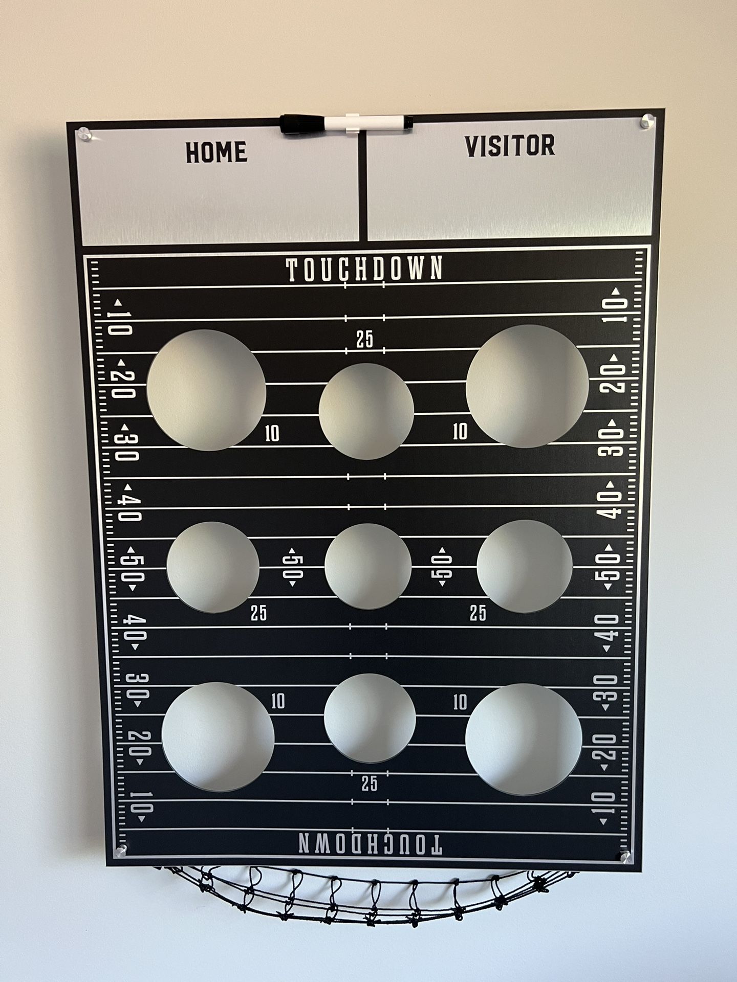 BRAND NEW QUARTERBACK BEAN BAG FOR WALL