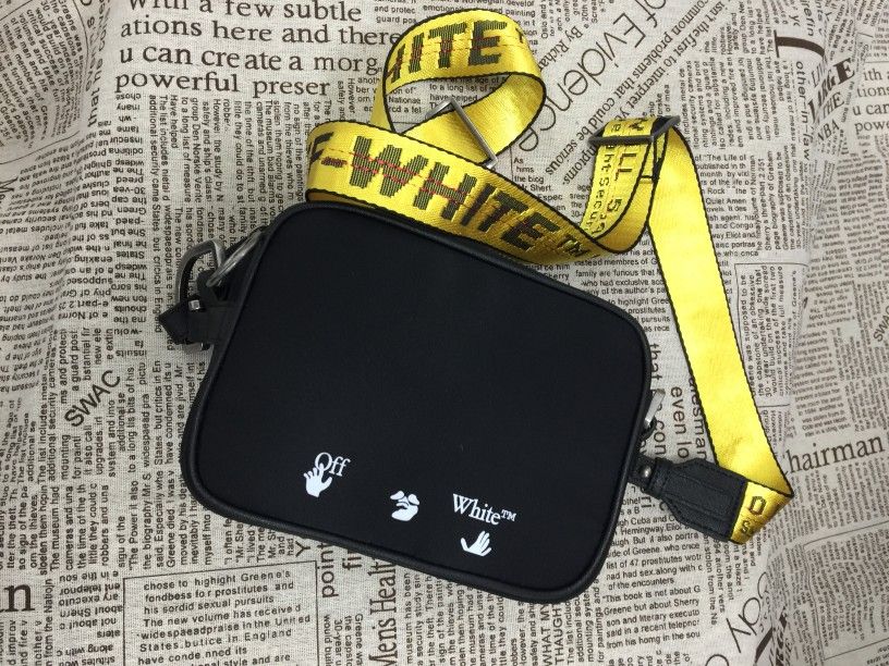 OFF-White logo crossbody bag