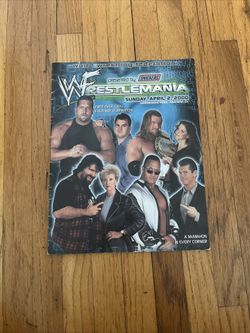 WWF WrestleMania 2000 Program Mick Foley RETIREMENT The Rock Triple H WWE 40