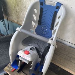 LOW PRICE MOVING- $250 + TAX CHILDS TOLDER BIKE SEAT ATTACHMENT 