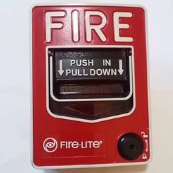 Fire-Lite by Honeywell BG-12LX Dual Action Addressable Pull Station, Red