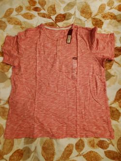 Merona Men's Short-Sleeve Heather Henley T-Shirt