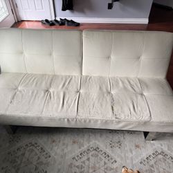 White Futon Couch
