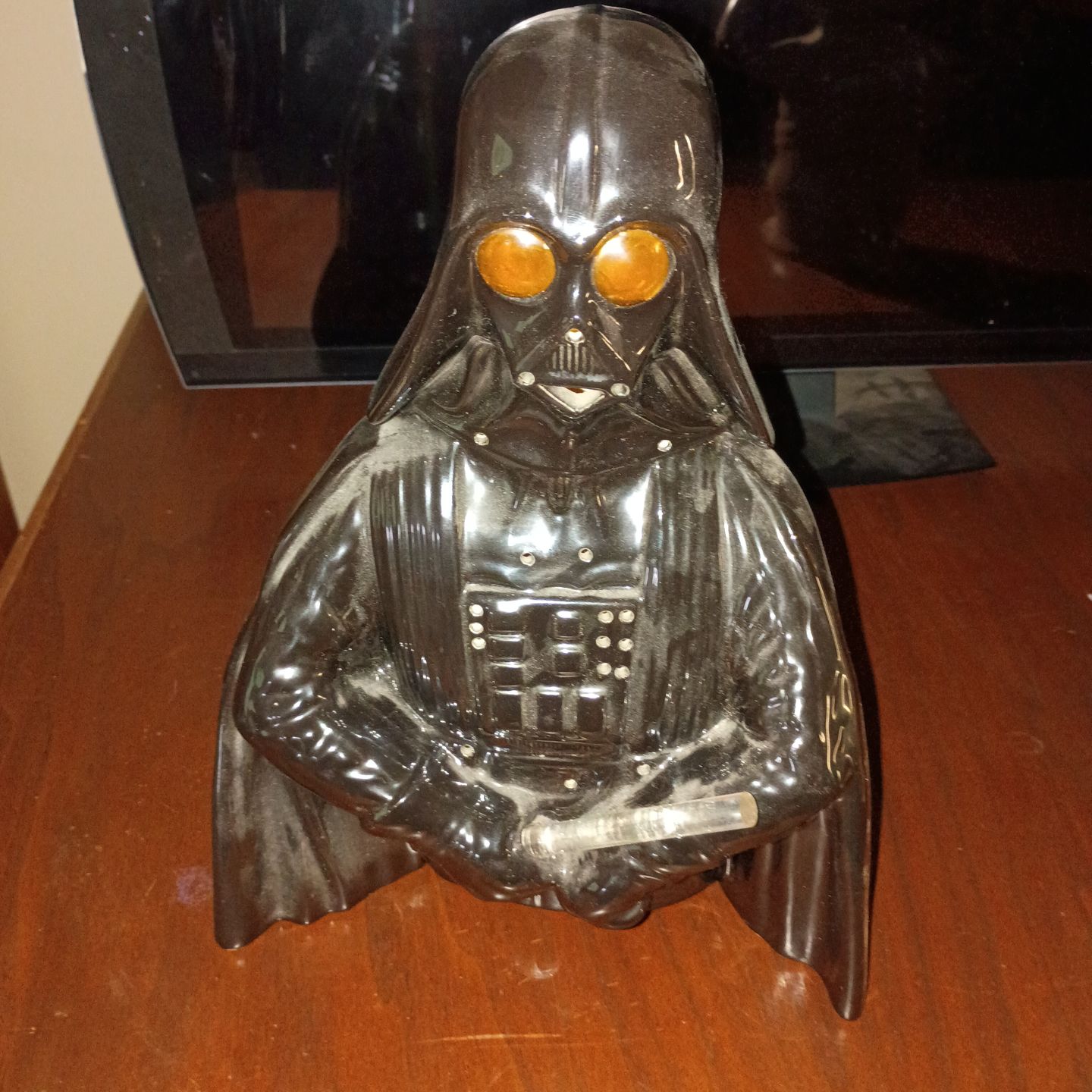 Darth Vader Porcelain Lamp with light saber Vintage