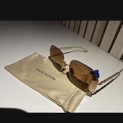 Louis Vuitton My LV chain Round Sunglasses 