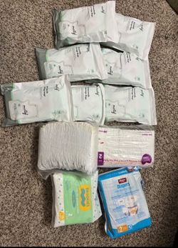 Milk storage bags and  Diapers