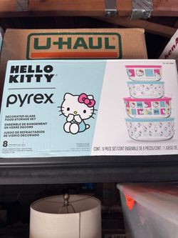 Hello Kitty Pyrex Glass Containers