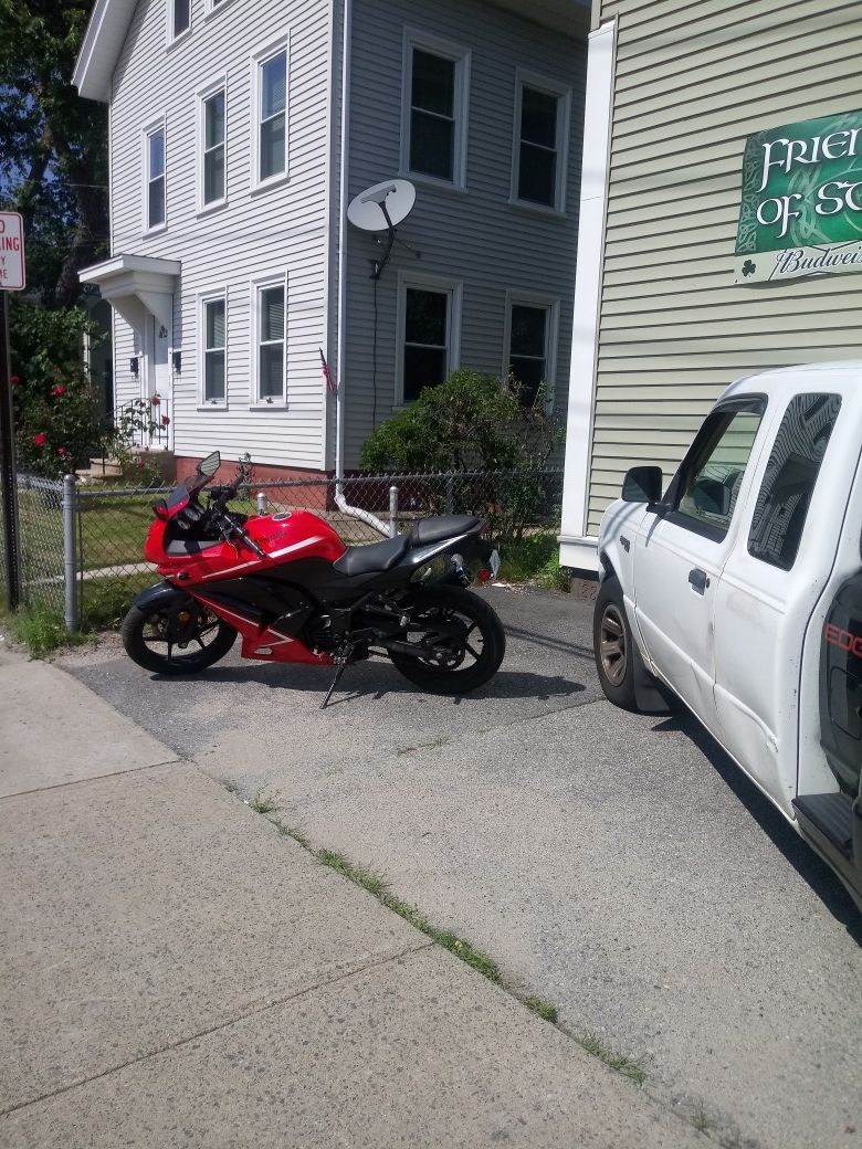 2012 Kawasaki Ninja sport motorcycle