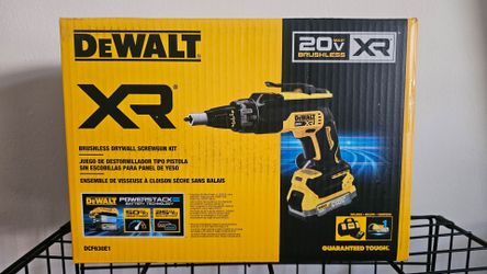 dewalt xr brushless drywall screwgun kit