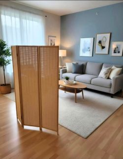 Room Divider Bamboo 4 Panel
