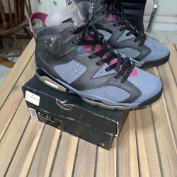 Jordan 6 Retro Bordeaux’s🐺🌪♠️💯📲✅For Sale Size 8.5 Men 