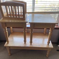 Coffee Table With End Tables And Magazine Holder